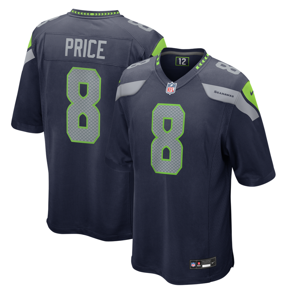 Jadarian Price Seattle Seahawks Game Jersey - College Navy