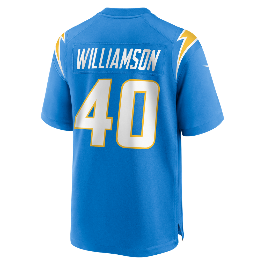 Kendall Williamson Los Angeles Chargers Game Jersey - Powder Blue