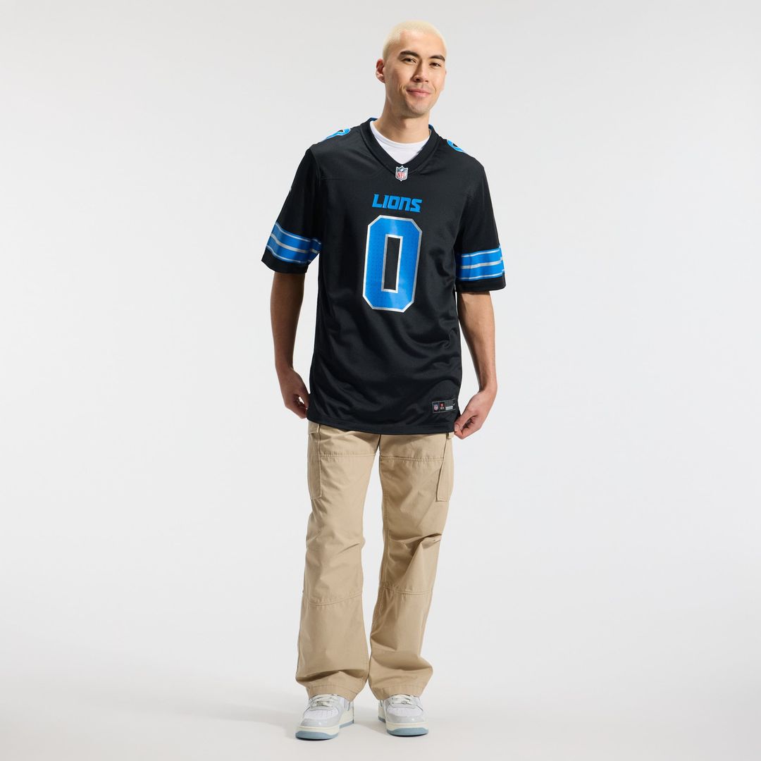 Jahmyr Gibbs Detroit Lions Game Jersey - Blue