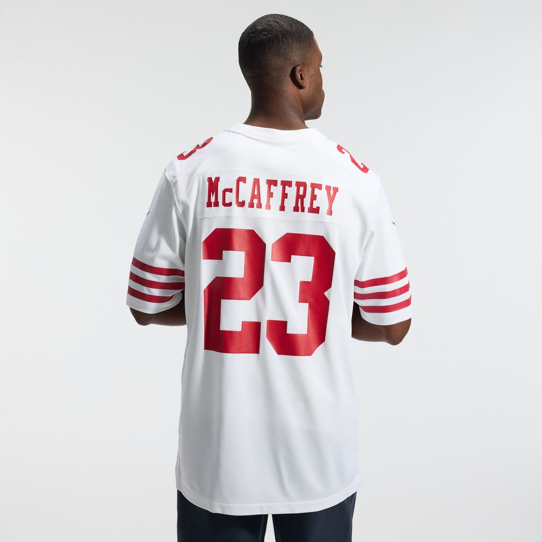 Christian McCaffrey San Francisco 49ers Game Jersey - White