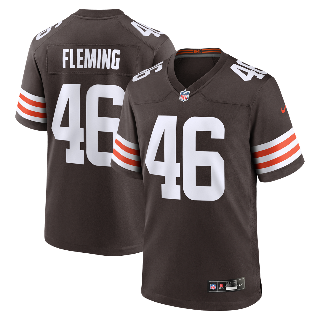 Don Fleming Cleveland Browns Jersey - Brown