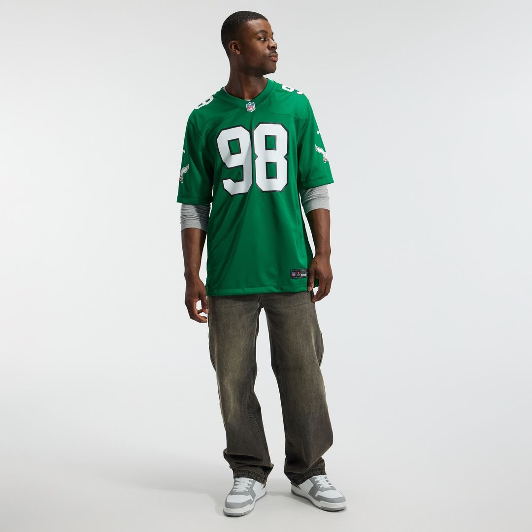 Jalen Carter Philadelphia Eagles Game Jersey - White