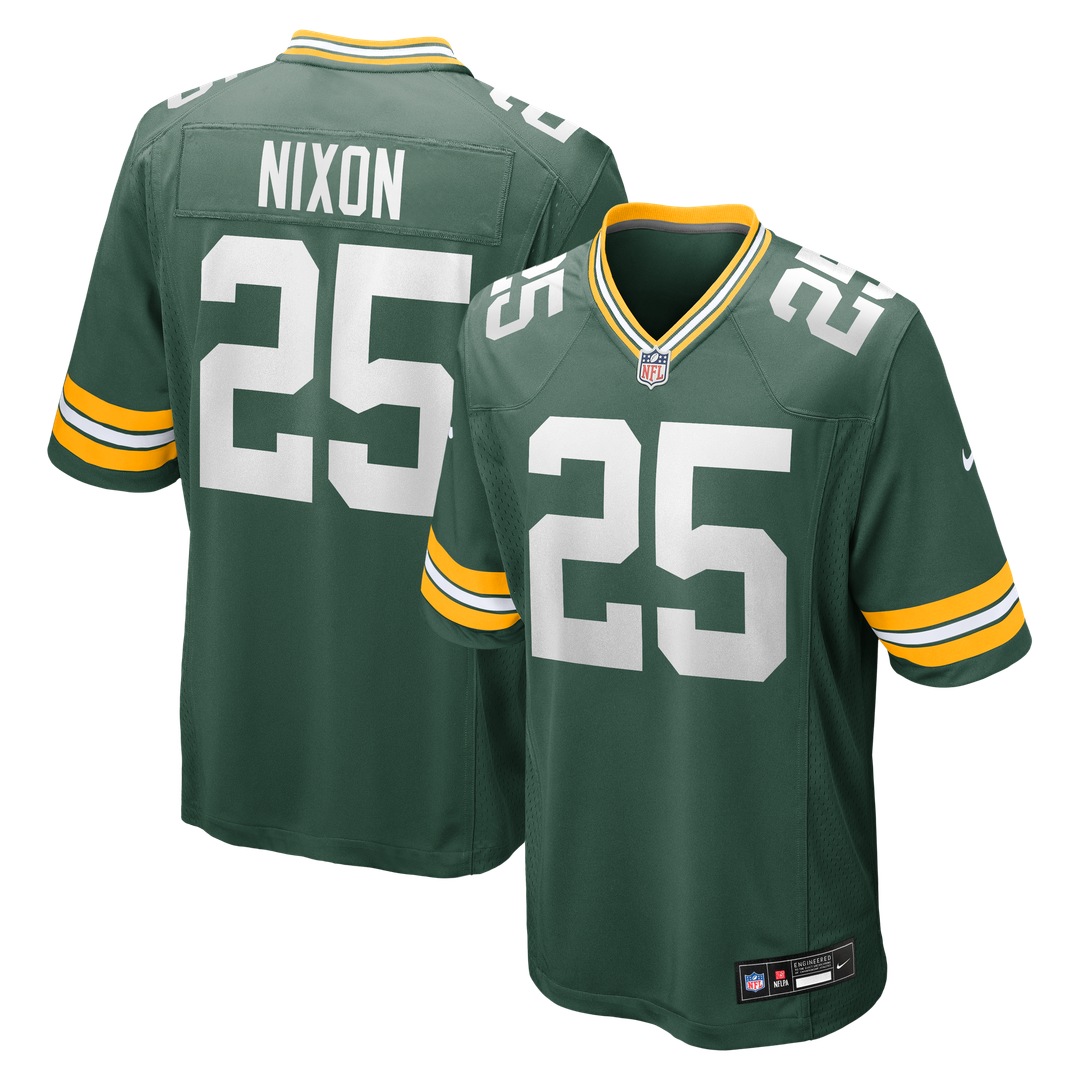 Keisean Nixon Green Bay Packers Game Jersey - Green
