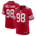 Mykel Williams San Francisco 49ers Game Jersey - Scarlet