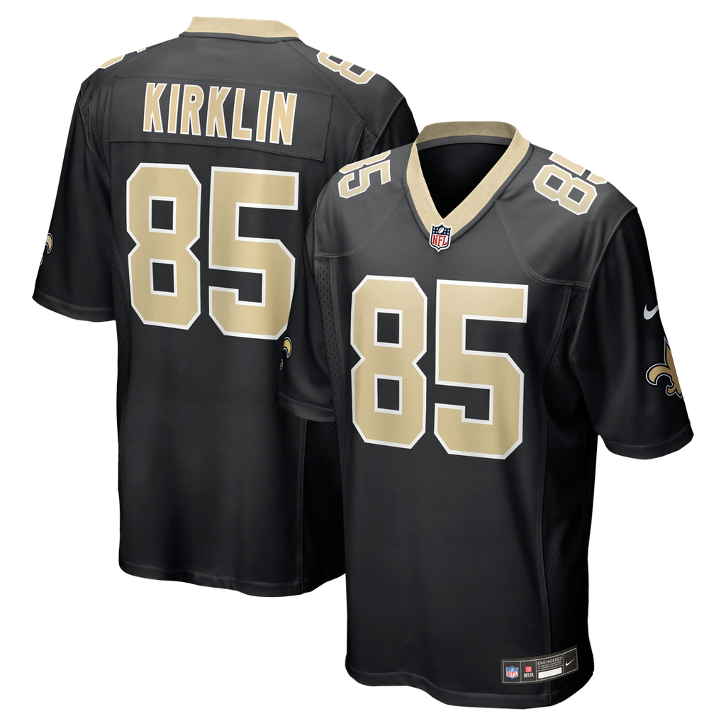Jontre Kirklin New Orleans Saints Game Jersey - Black