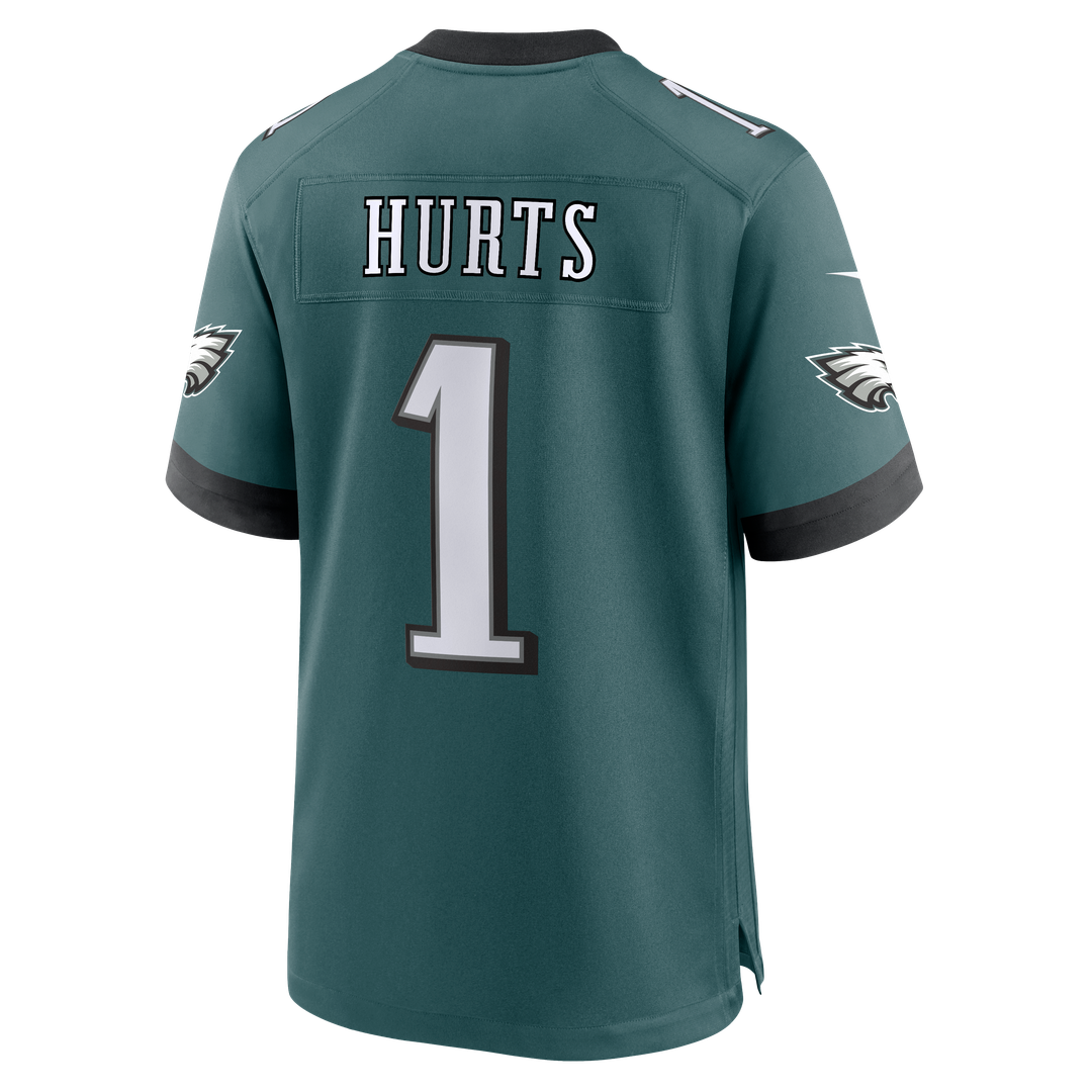 Jalen Hurts Philadelphia Eagles Game Jersey - Midnight Green