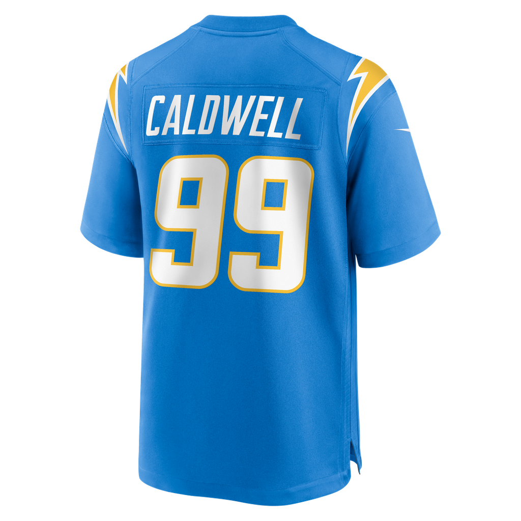 Jamaree Caldwell Los Angeles Chargers Game Jersey - Powder Blue
