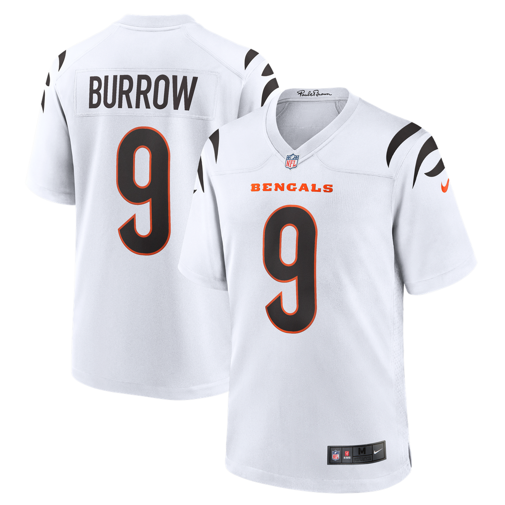 Joe Burrow Cincinnati Bengals Game Jersey - White