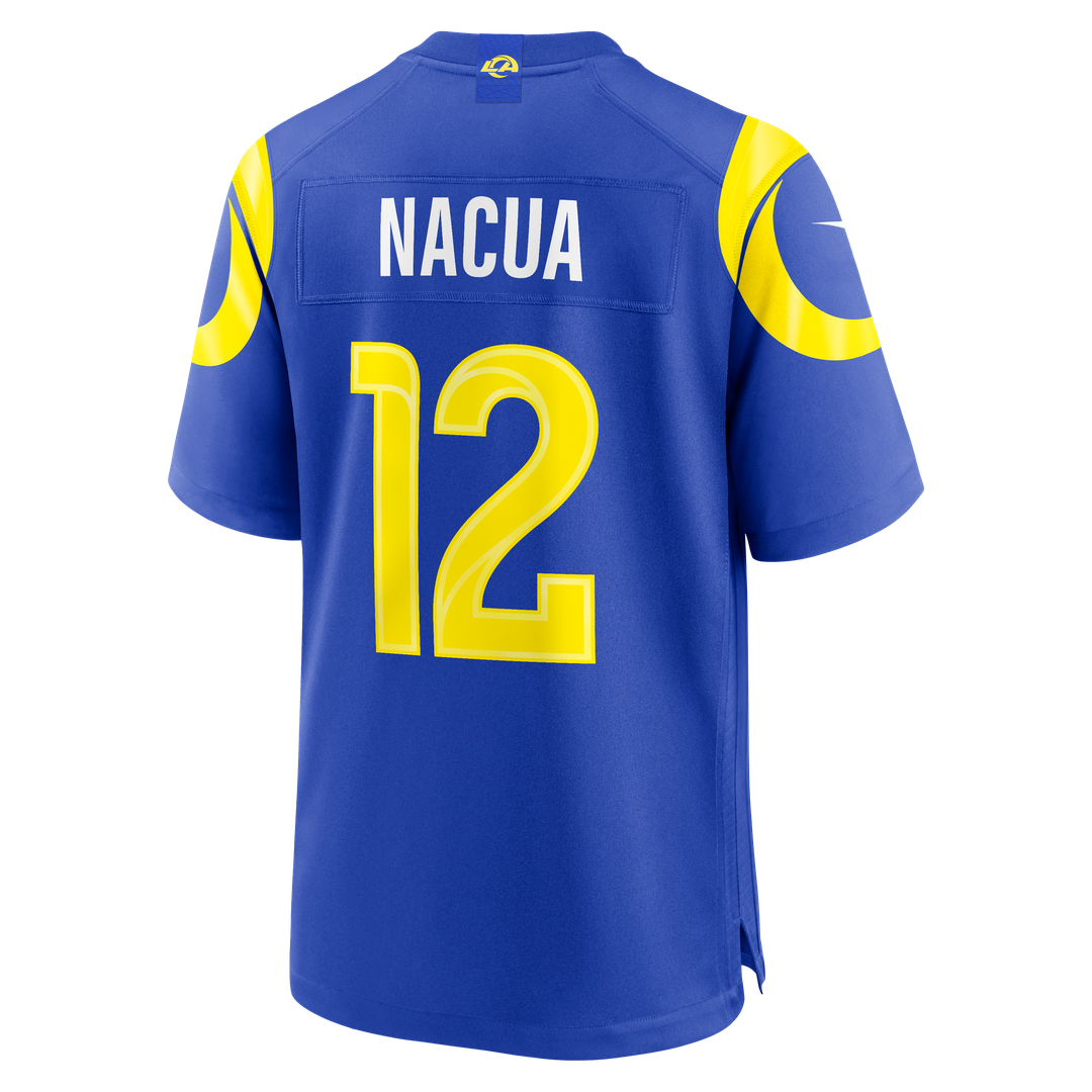 Puka Nacua Los Angeles Rams Game Jersey - Royal Blue