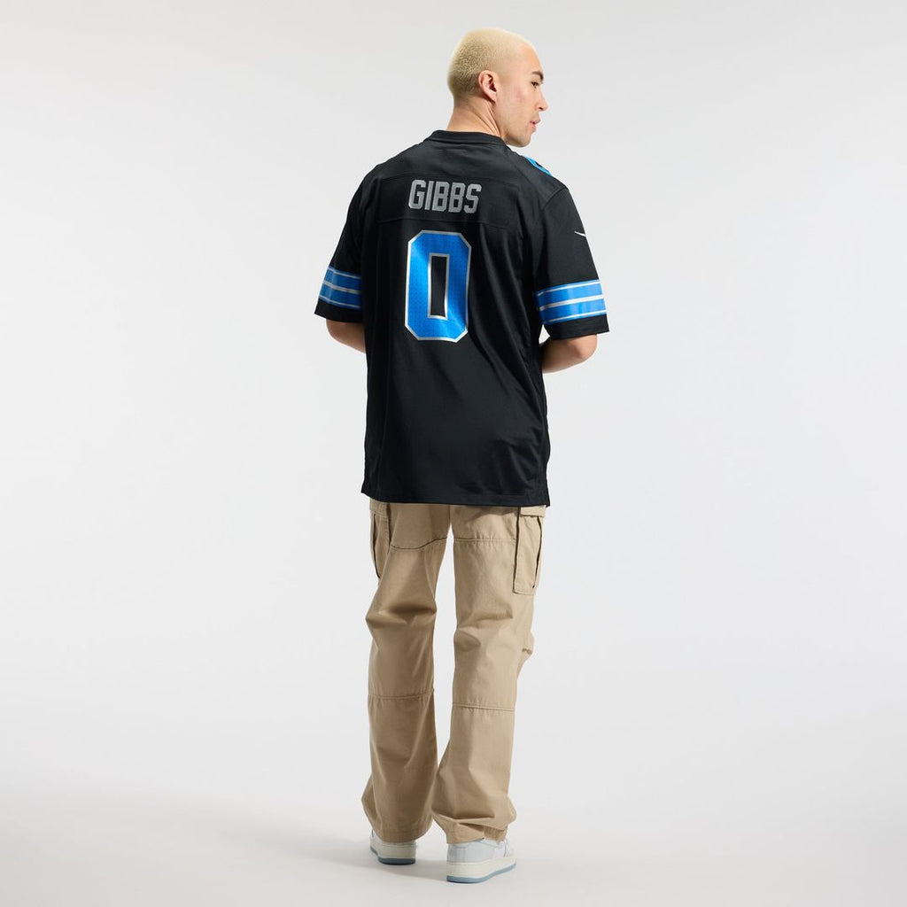 Jahmyr Gibbs Detroit Lions 2nd Alternate Game Jersey - Black