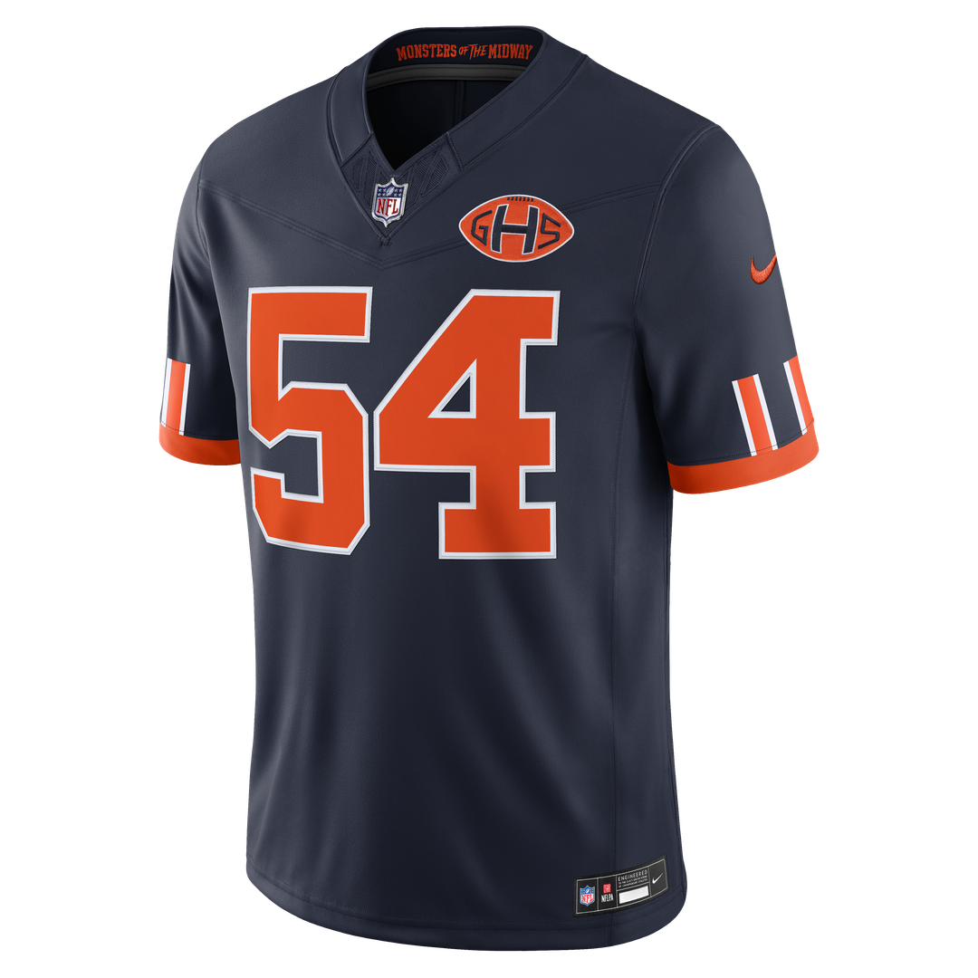 Brian Urlacher Chicago Bears 2026 Rivalries Collection Game Jersey - Navy