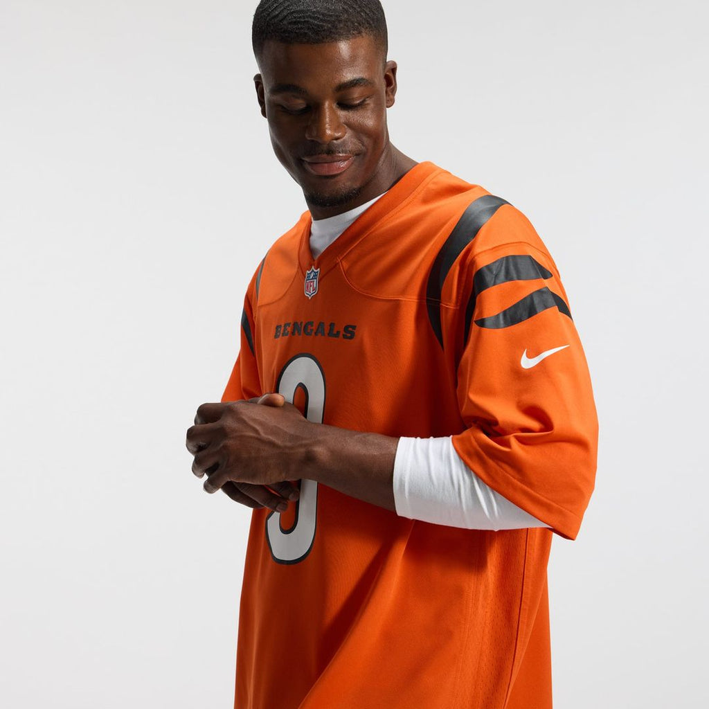 Joe Burrow Cincinnati Bengals Alternate Game Jersey - Orange