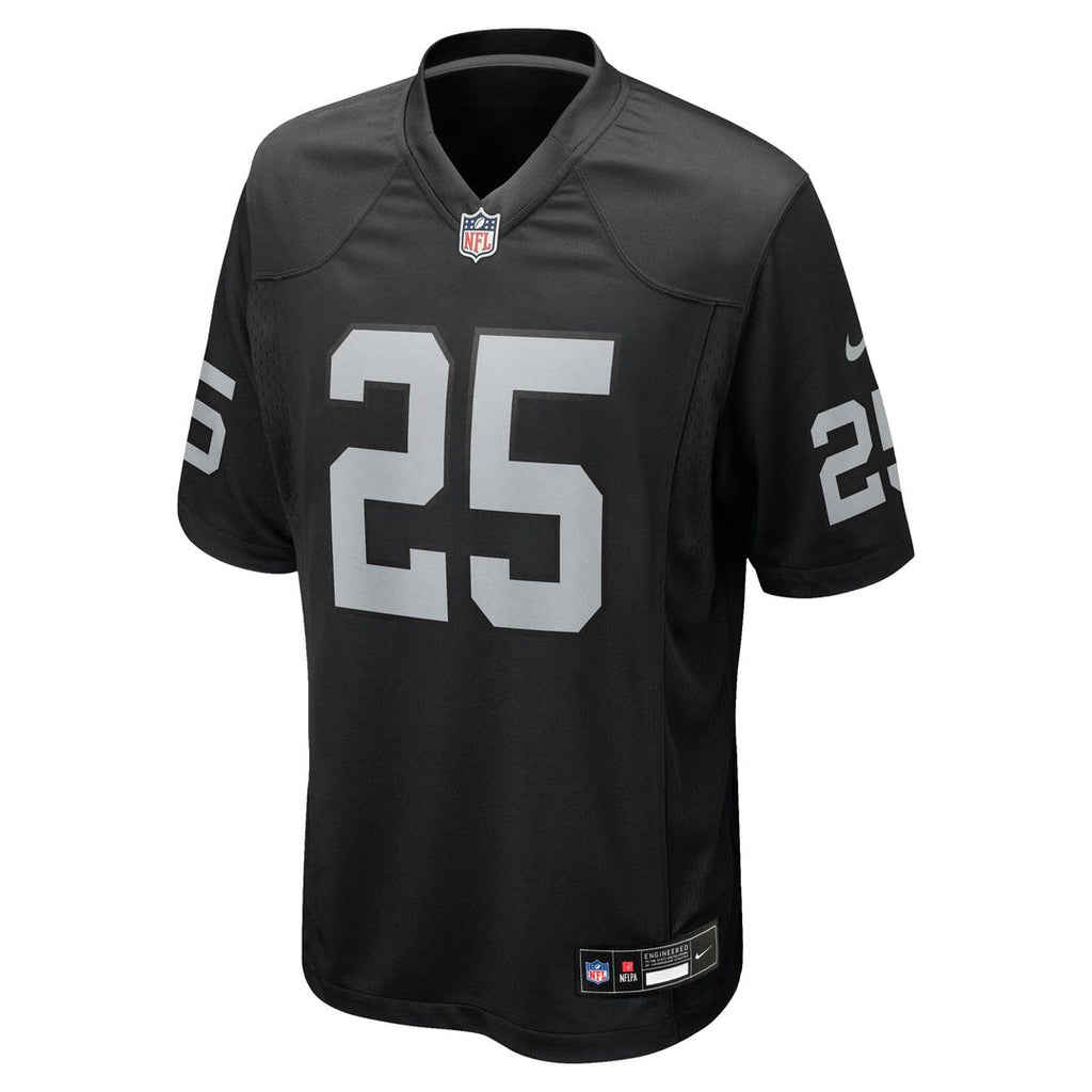 Fred Biletnikoff Las Vegas Raiders Game Jersey - Black
