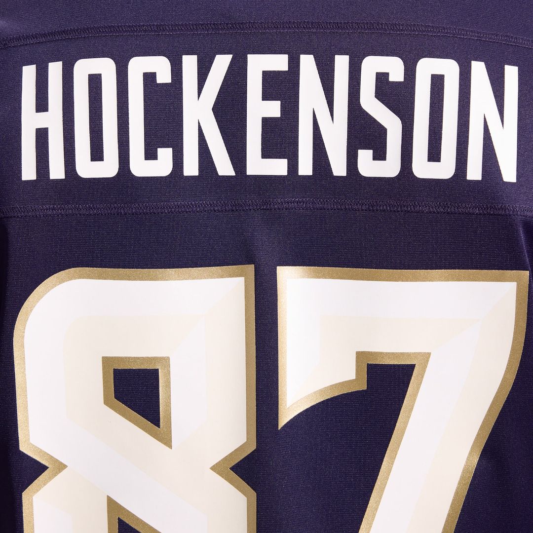 T.J. Hockenson Minnesota Vikings 2026 Rivalries Collection Game Jersey - Purple