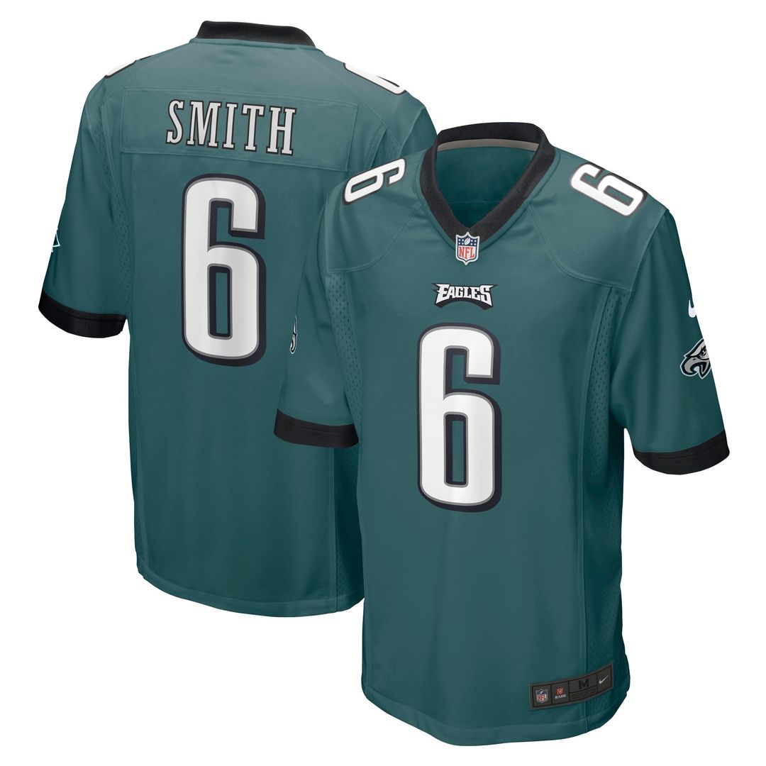 DeVonta Smith Philadelphia Eagles Game Jersey - Midnight Green