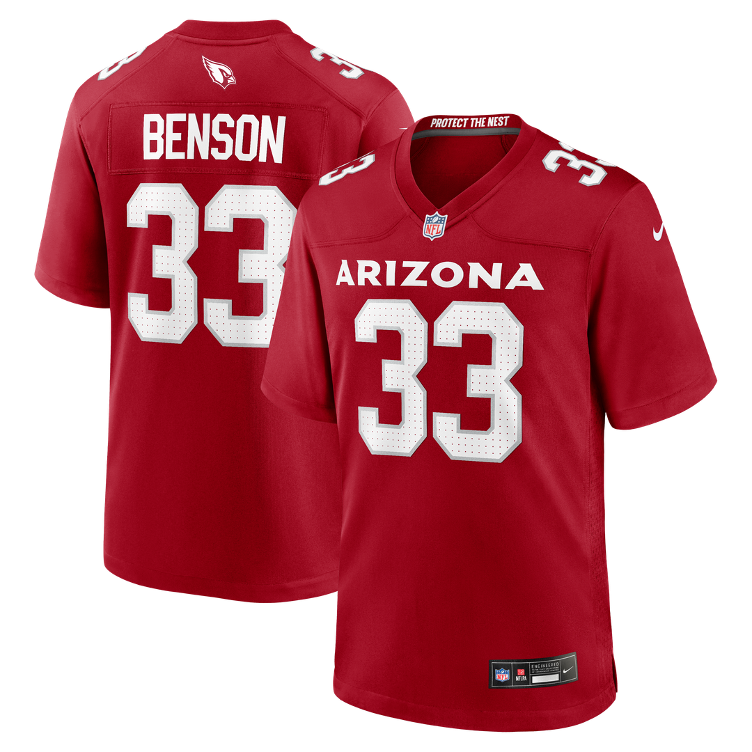 Trey Benson Arizona Cardinals Game Jersey - Cardinal