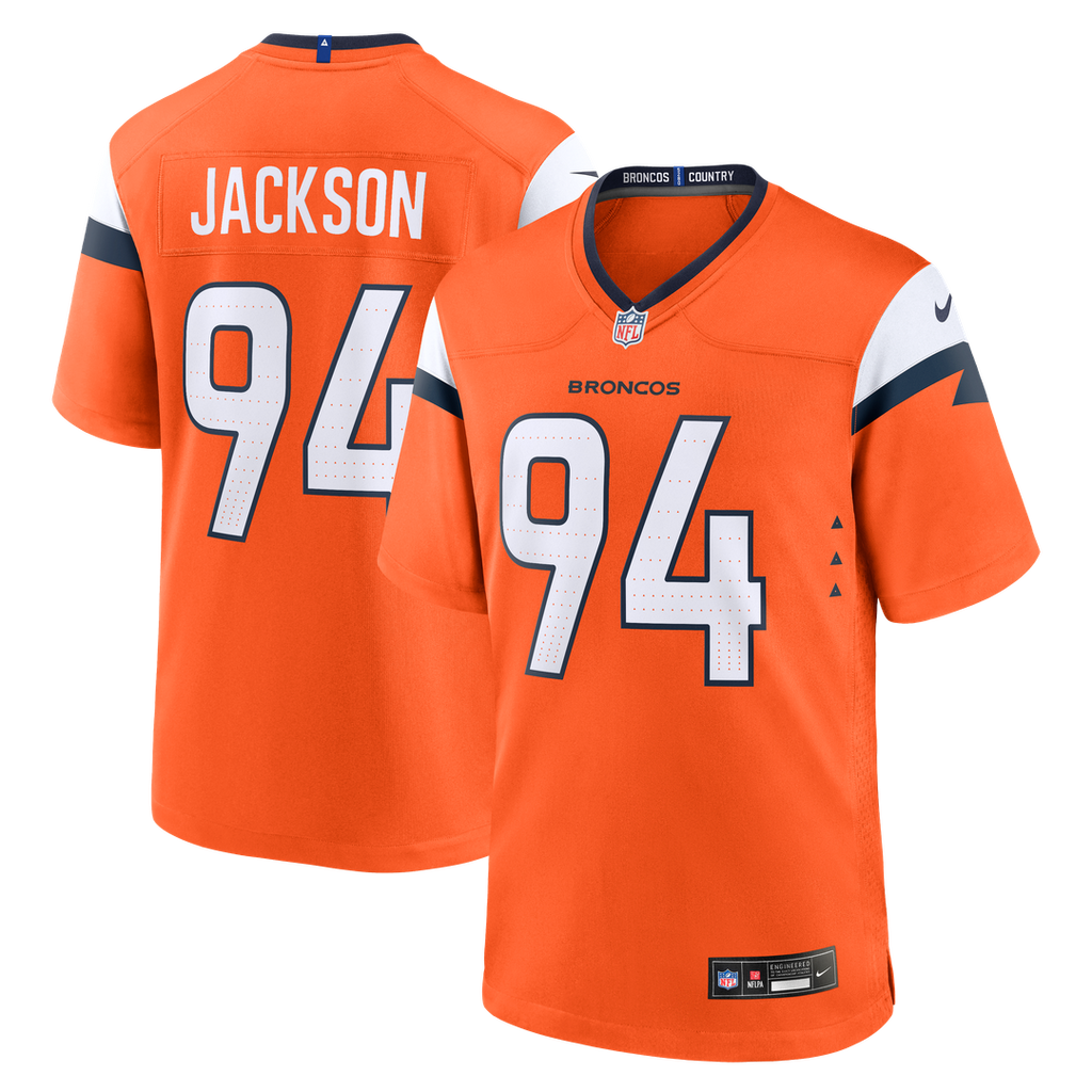 Jordan Jackson Denver Broncos Game Jersey - Orange