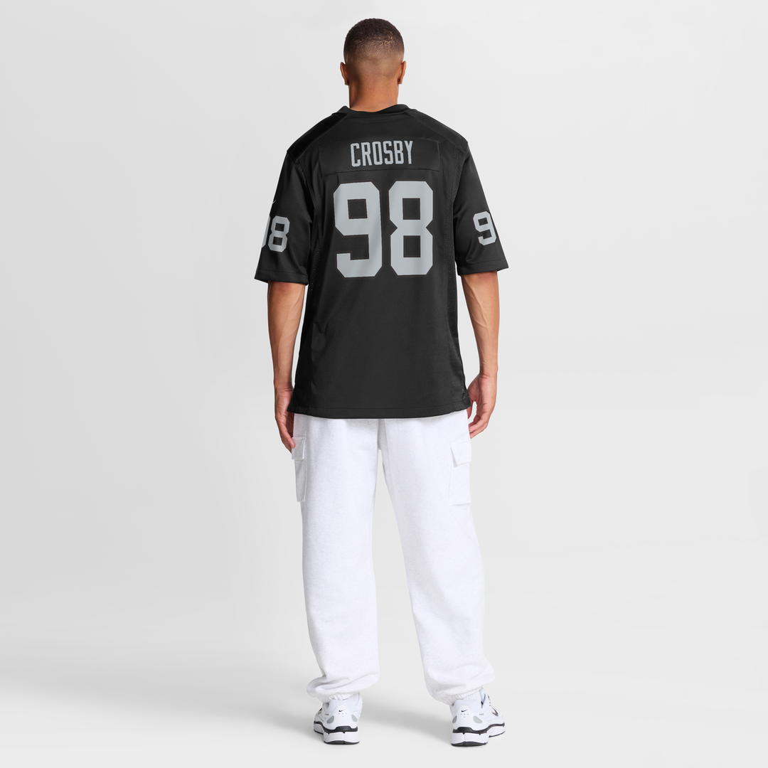 Maxx Crosby Las Vegas Raiders Game Jersey - Black