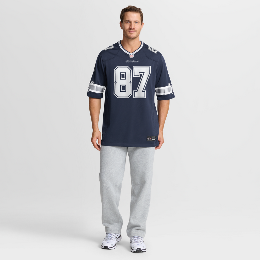 Jake Ferguson Dallas Cowboys Game Jersey - Navy