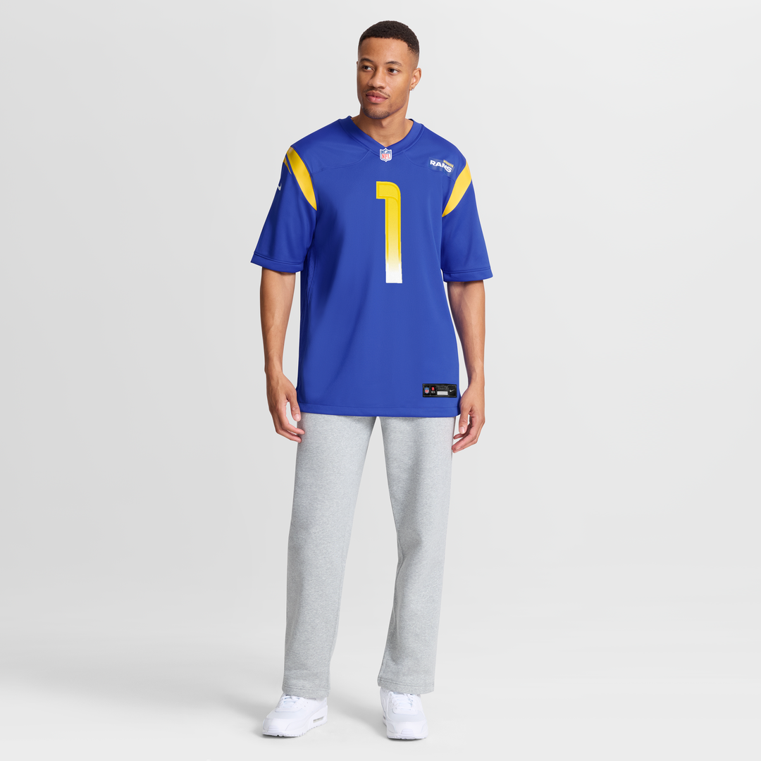 Emmanuel Forbes Jr. Los Angeles Rams Game Jersey - Royal Blue