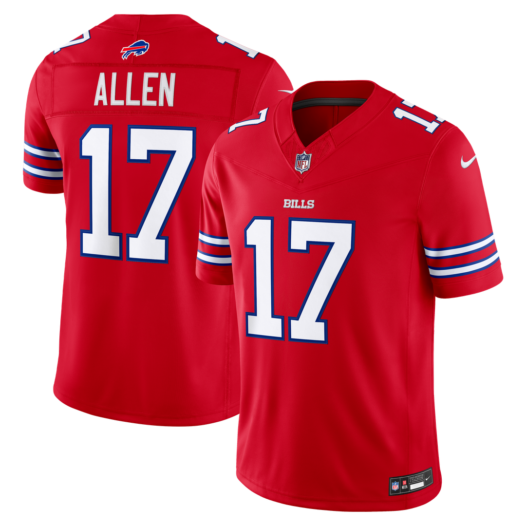 Josh Allen Buffalo Bills Nickel City Vapor F.U.S.E. Stitched Limited Jersey - Gray