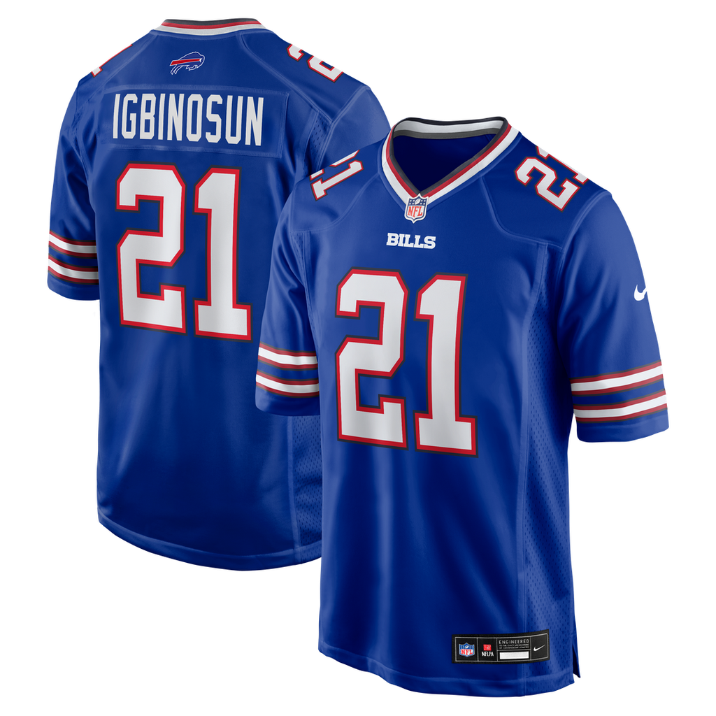 Davison Igbinosun Buffalo Bills Game Jersey - Royal Blue
