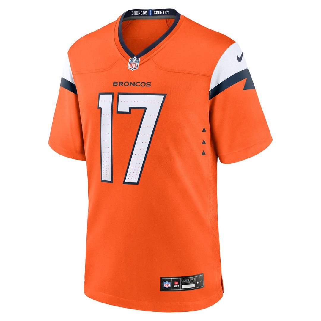 Lil'Jordan Humphrey Denver Broncos Game Jersey - Orange