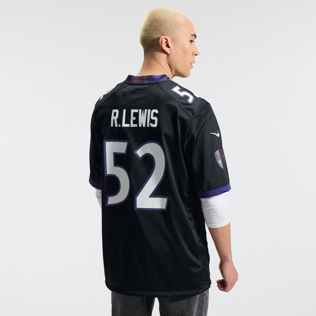Ray Lewis Baltimore Ravens Alternate Game Jersey - Black