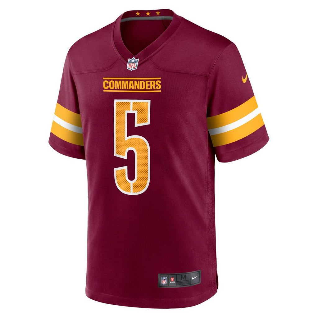 Jayden Daniels Washington Commanders Game Jersey - Burgundy