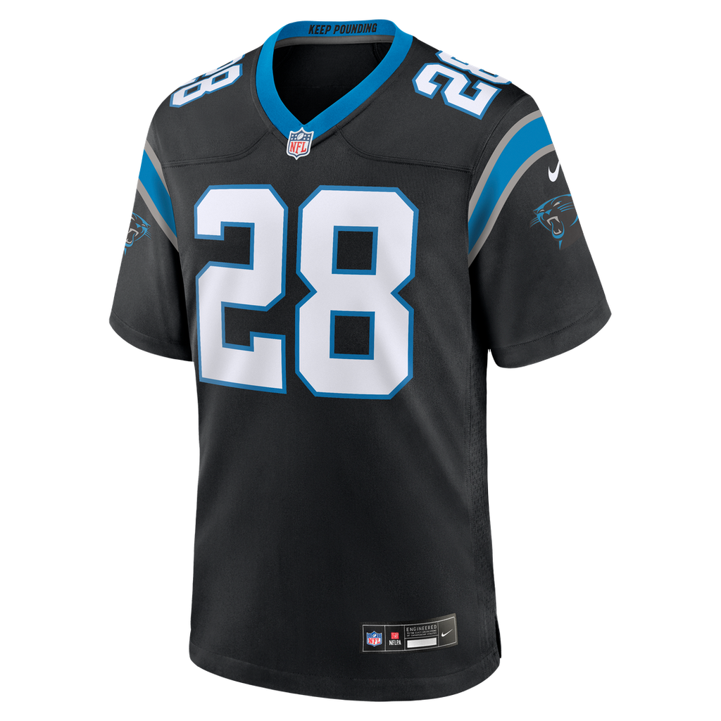 AJ Dillon Carolina Panthers Game Jersey - Black