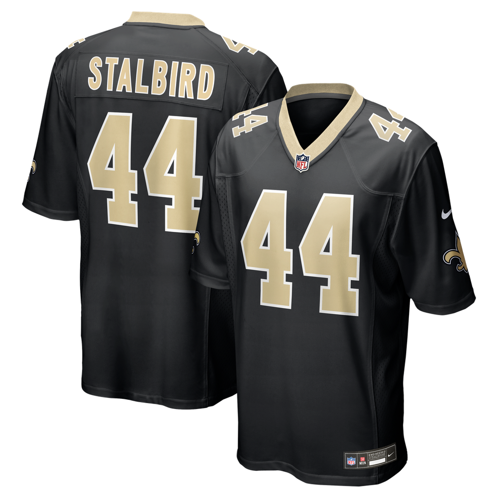 Isaiah Stalbird New Orleans Saints Game Jersey - Black