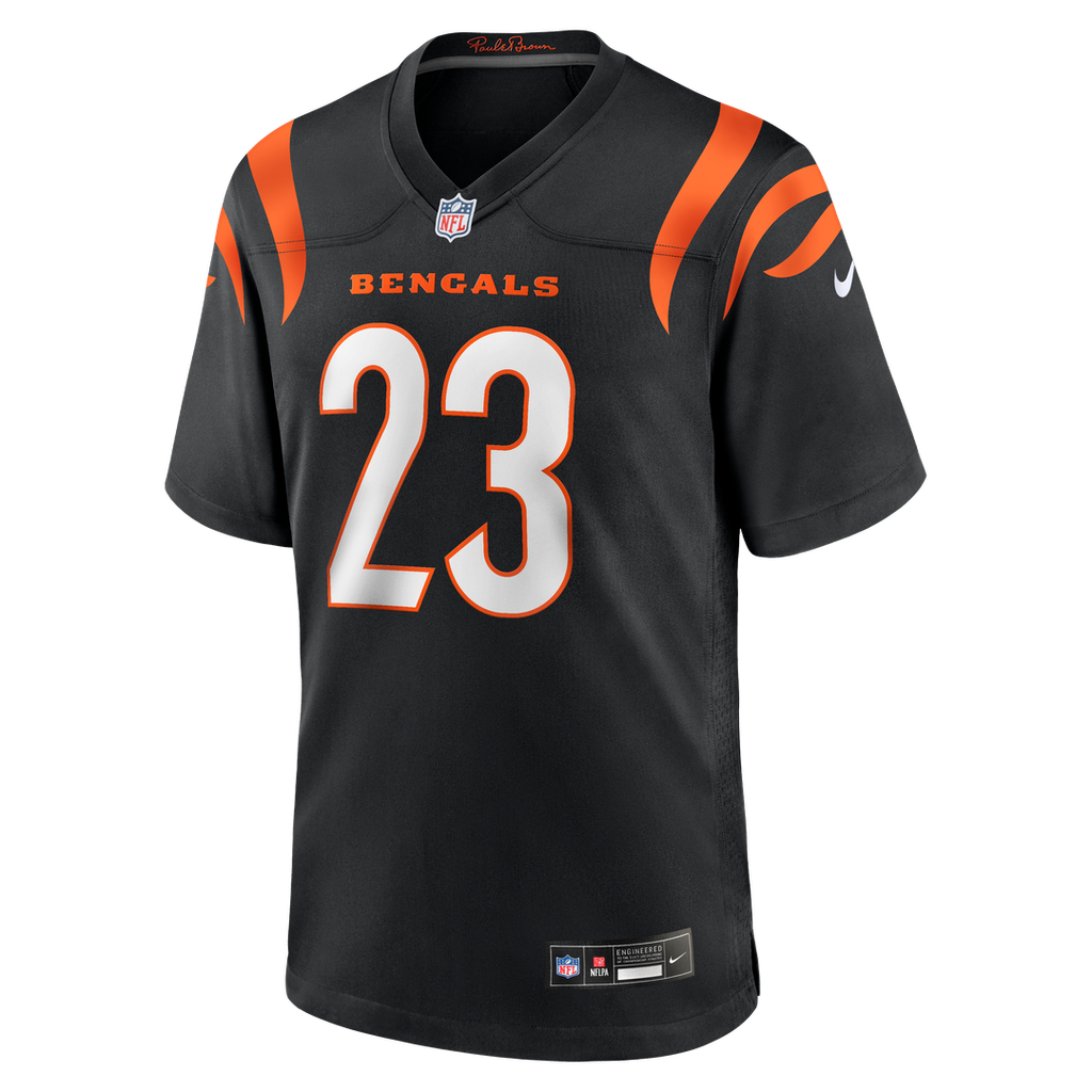 Daxton Hill Cincinnati Bengals Game Jersey - Black