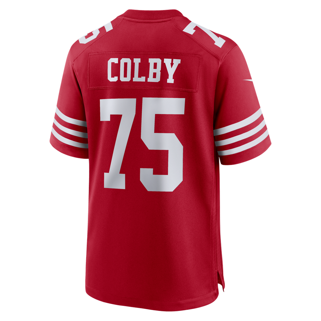 Connor Colby San Francisco 49ers Game Jersey - Scarlet