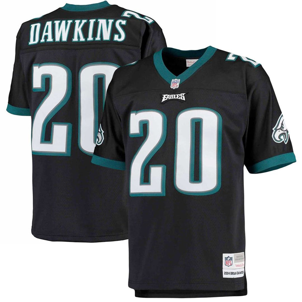 Brian Dawkins Philadelphia Eagles Big & Tall 2004 Replica Jersey - Black