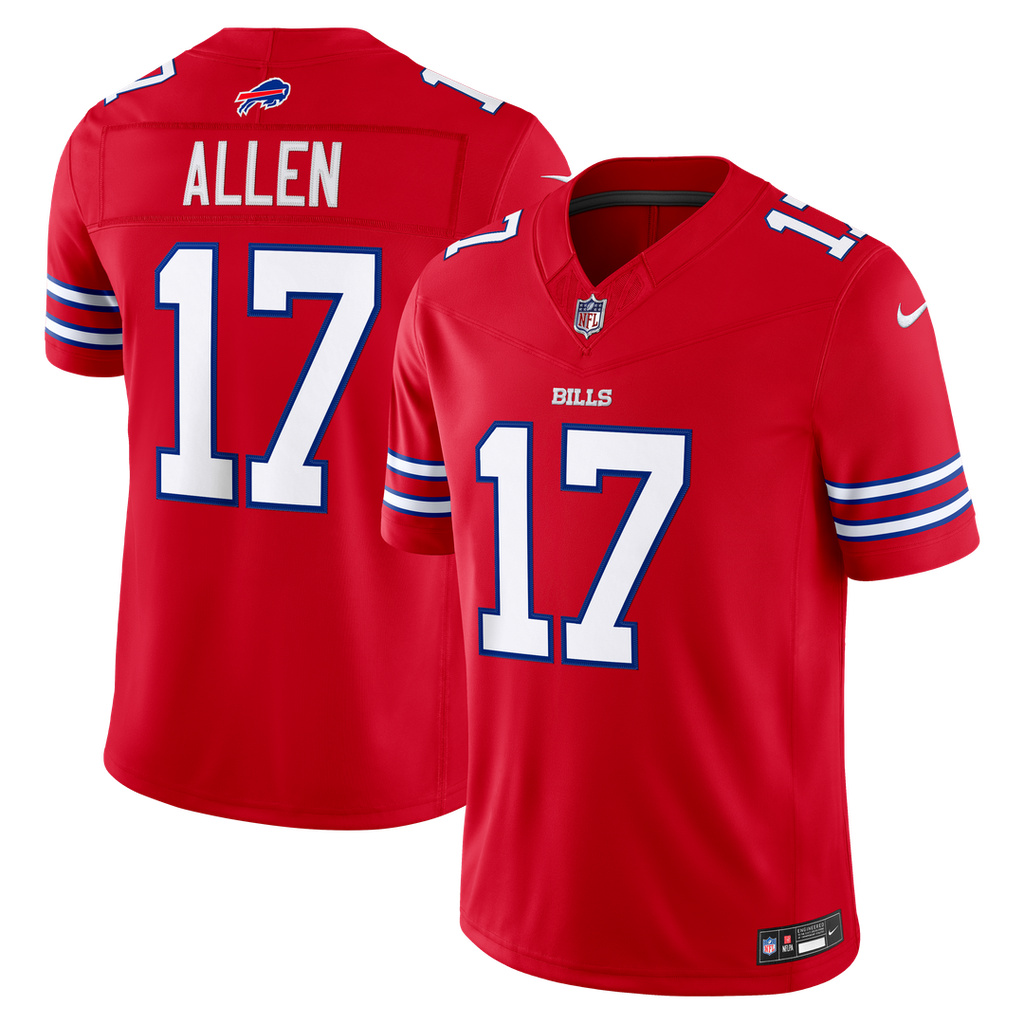 Josh Allen Buffalo Bills Alternate Vapor F.U.S.E. Stitched Limited Jersey - Red