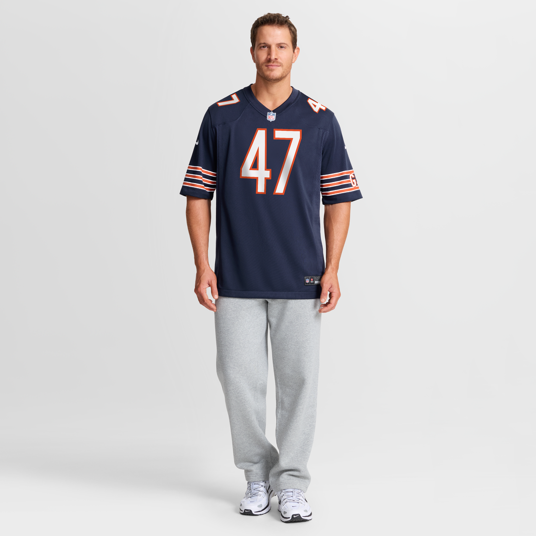 Ruben Hyppolite II Chicago Bears Game Jersey - Navy