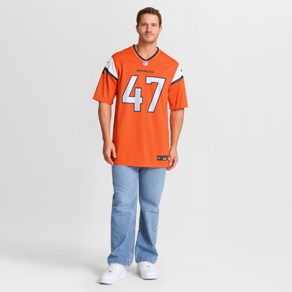 Karene Reid Denver Broncos Game Jersey - Orange