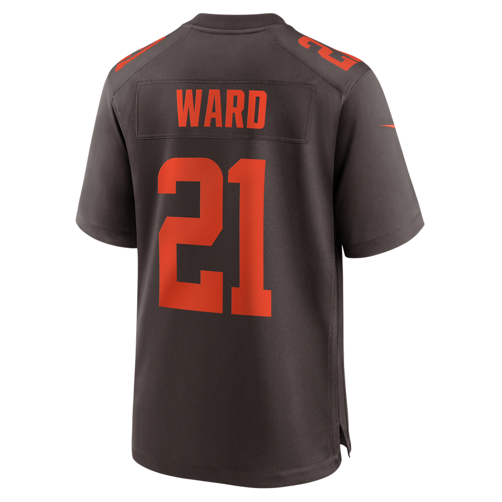 Denzel Ward Cleveland Browns Alpha Dawg Game Jersey - Brown