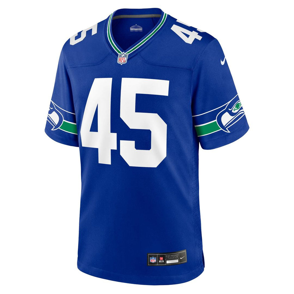 Kenny Easley Seattle Seahawks Alternate Game Jersey - Royal Blue