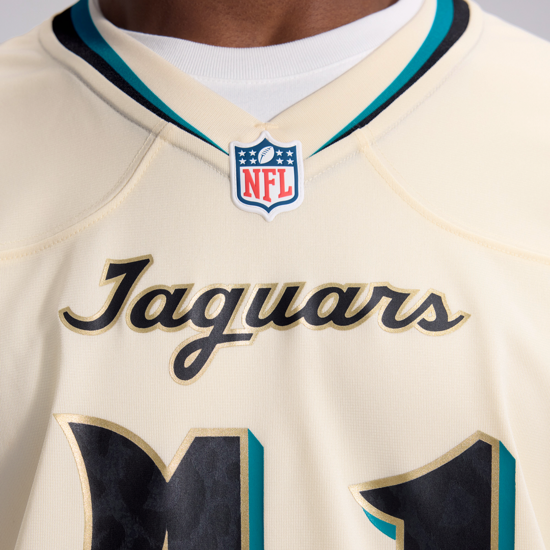 Josh Hines-Allen Jacksonville Jaguars 2026 Rivalries Collection Game Jersey - Natural
