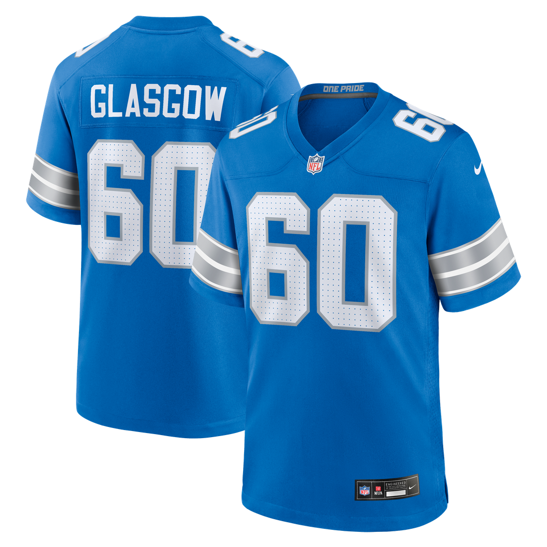 Graham Glasgow Detroit Lions Game Jersey - Blue