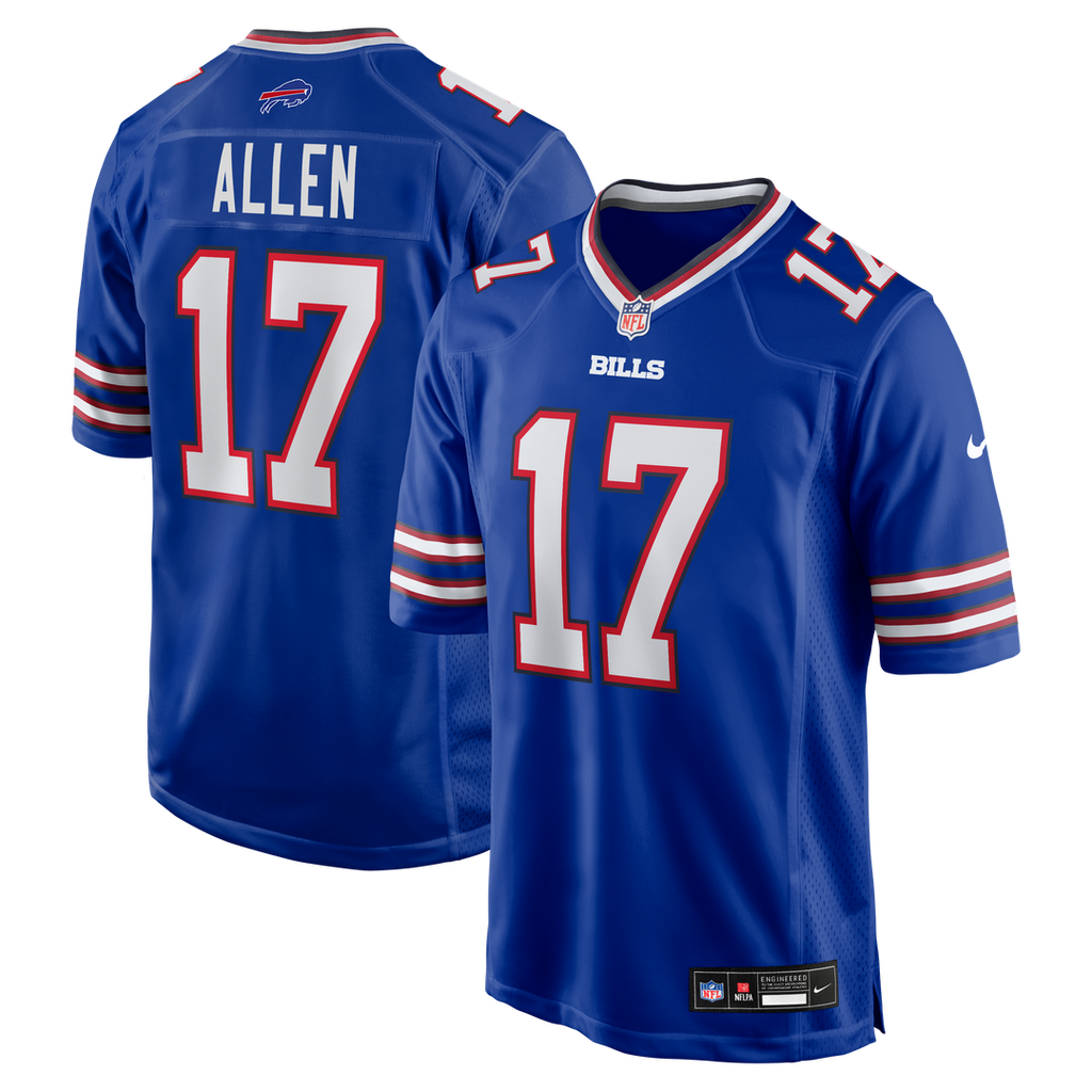 Josh Allen Buffalo Bills Game Jersey - Royal Blue