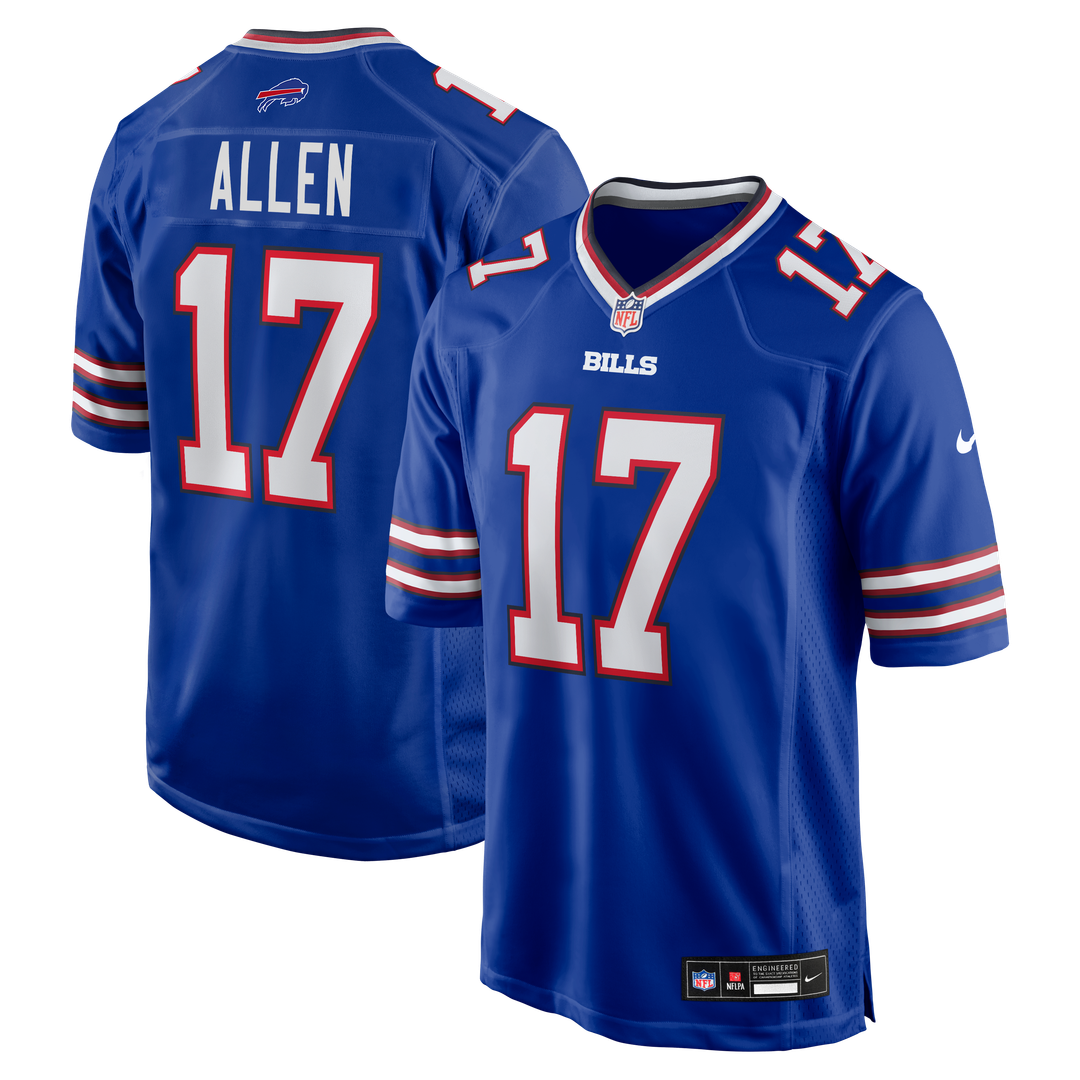 Josh Allen Buffalo Bills White Game Jersey - White