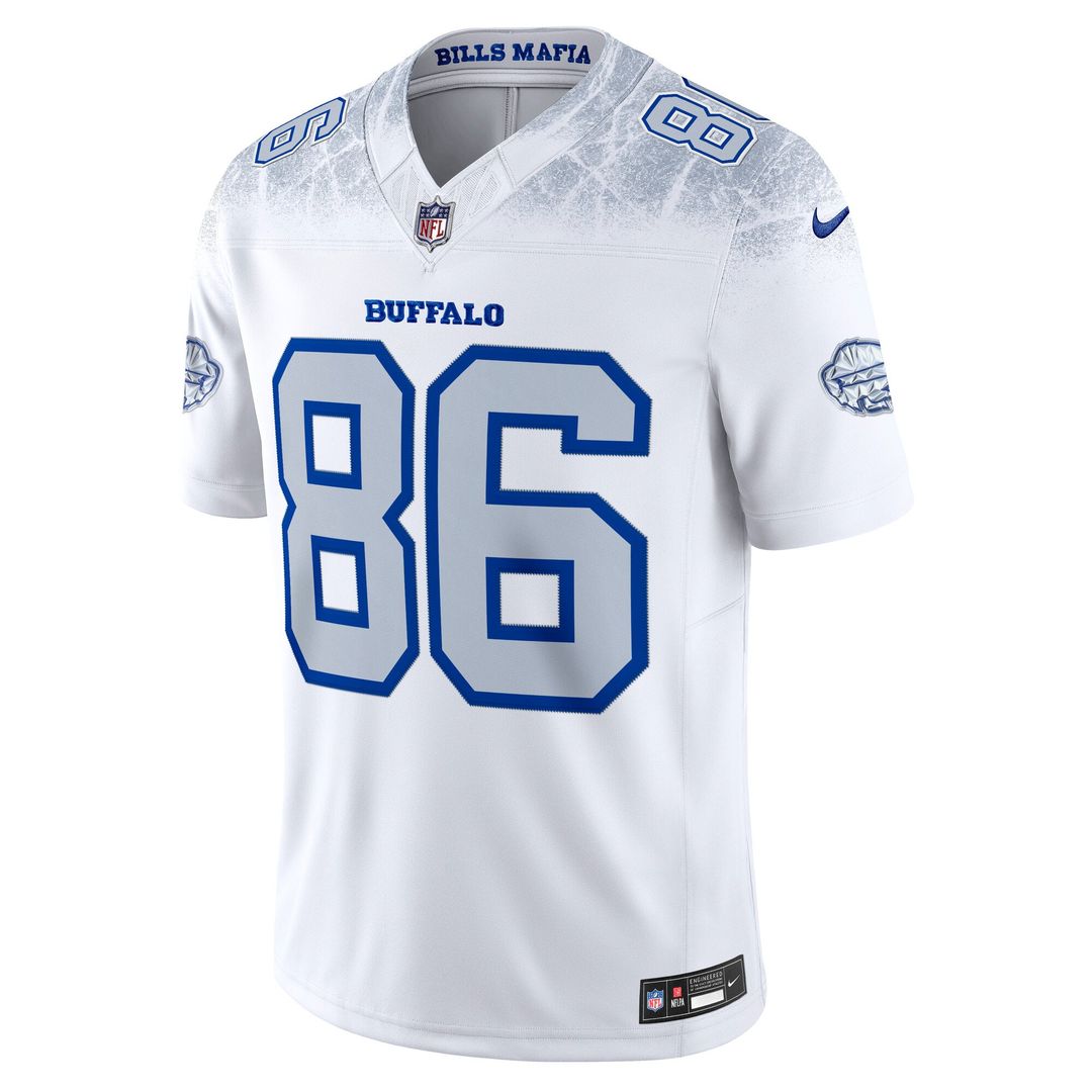 Dalton Kincaid Buffalo Bills Rivalries Collection Stitched Limited Jersey - White