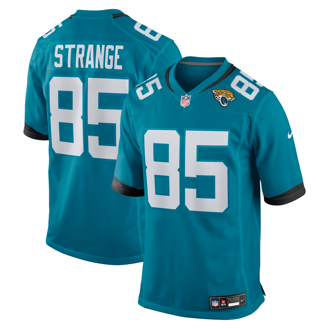 Brenton Strange Jacksonville Jaguars Game Jersey - Teal