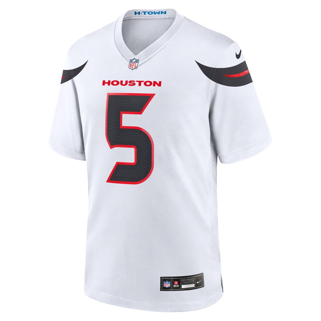 Jalen Pitre Houston Texans Game Jersey - Navy