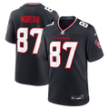 Foster Moreau Houston Texans Game Jersey - Navy