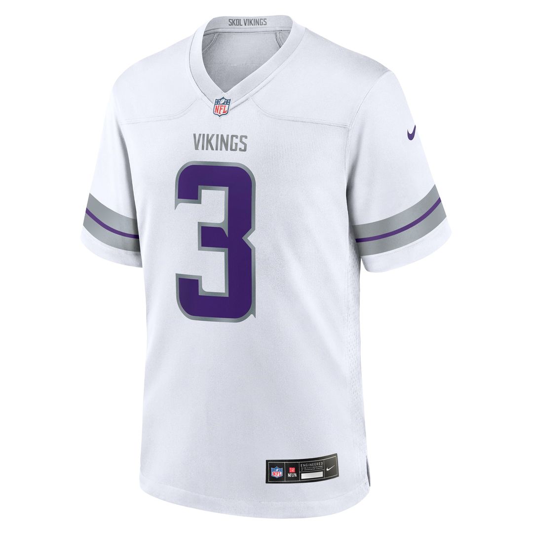 Jordan Addison Minnesota Vikings Alternate Game Jersey - White