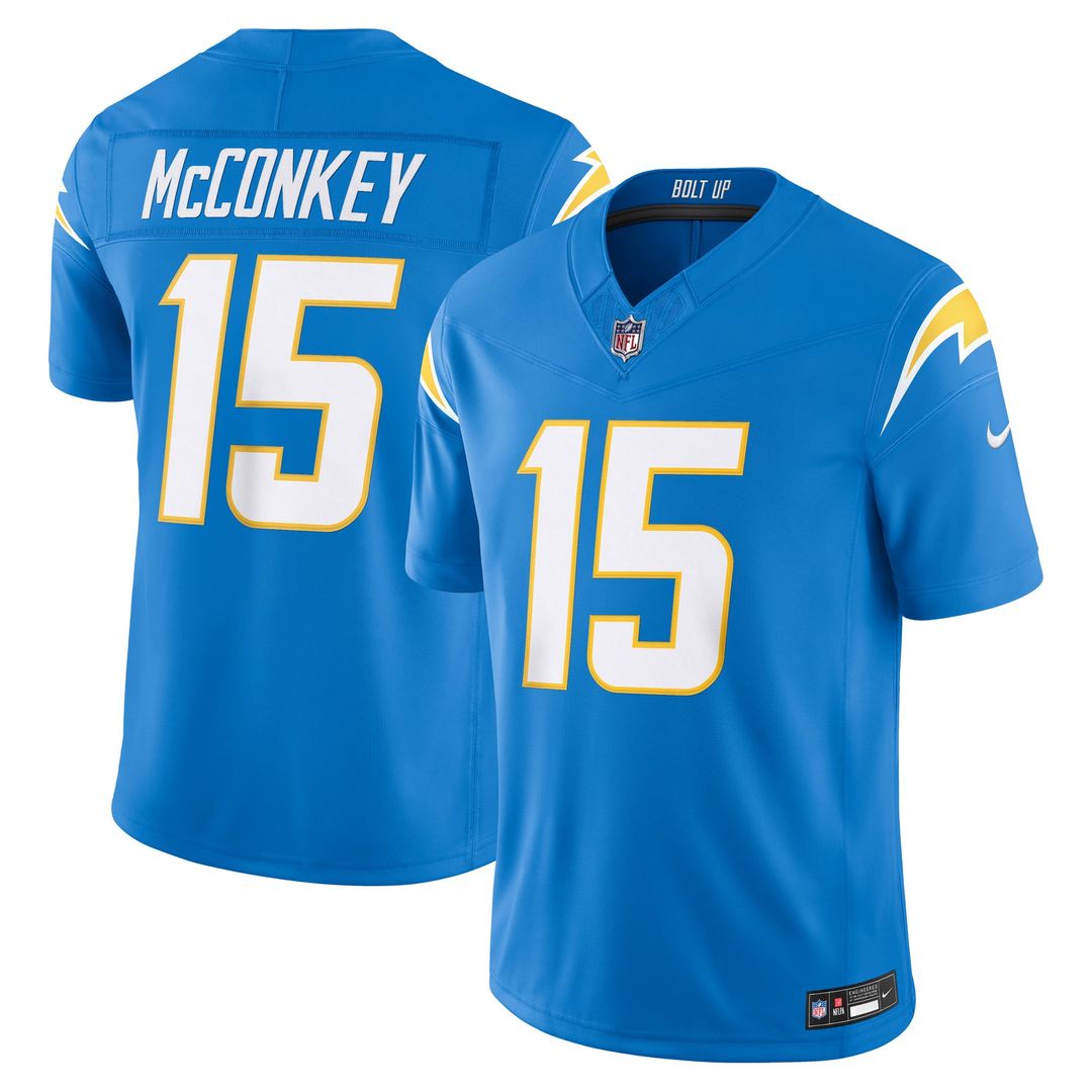 Ladd McConkey Los Angeles Chargers Vapor F.U.S.E. Stitched Limited Jersey - Powder Blue