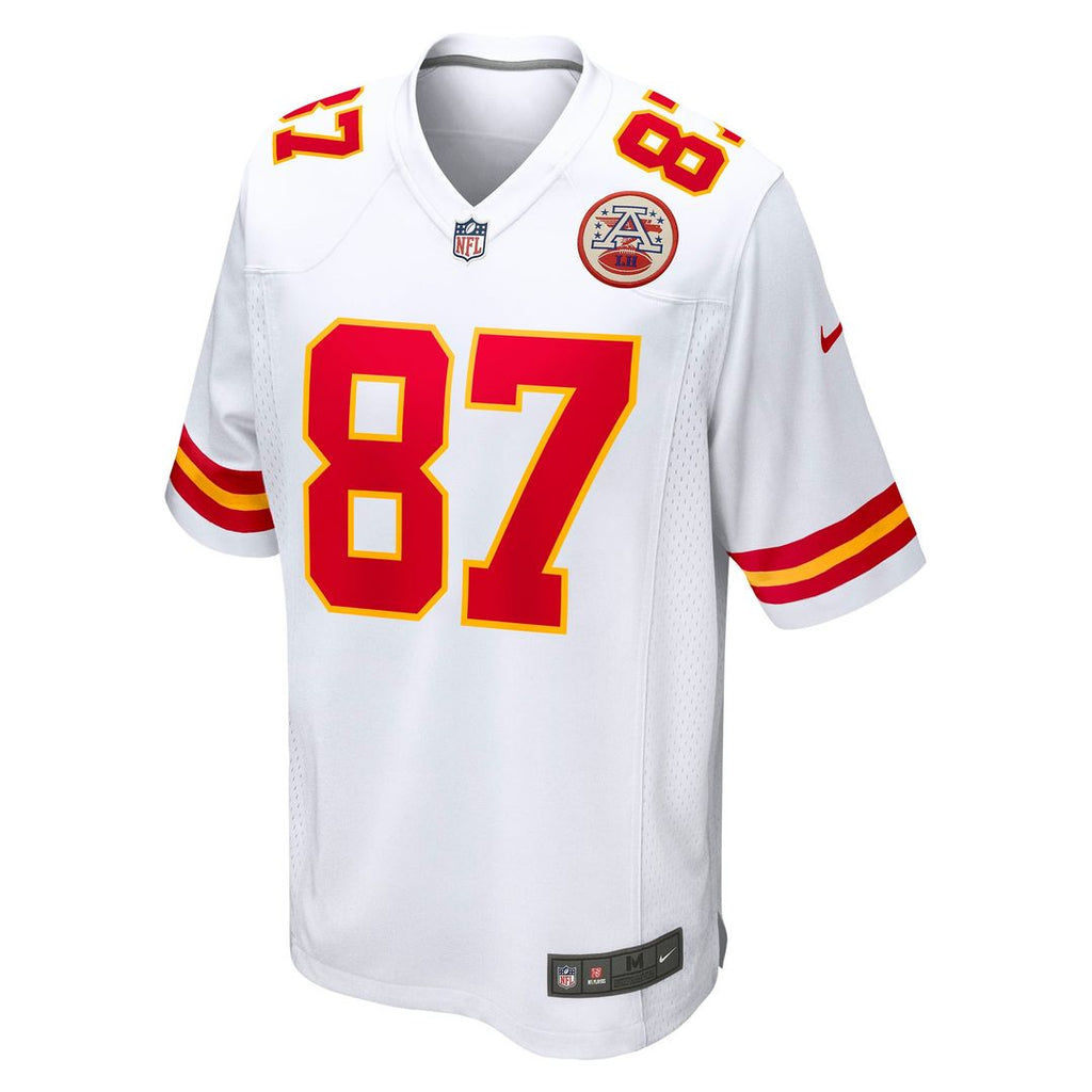 Travis Kelce Kansas City Chiefs Game Jersey - White